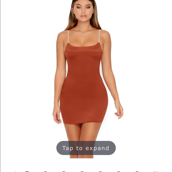 oh polly diamante dress